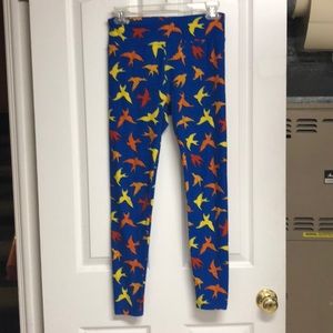 Lulu Roe bird print leggings